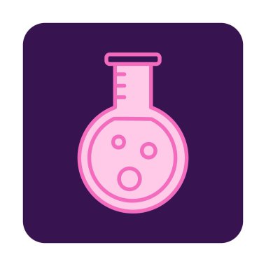  Zehirli vektör simgesi şişesi