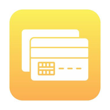 Basit kredi düz iş simgesi vektör illüstrasyonuName  