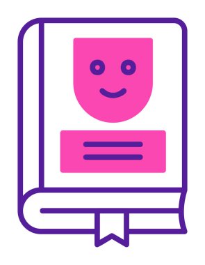 Çizgi Roman simgesi, vektör illüstrasyonu  