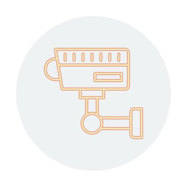 ccTV kamerasının vektör illüstrasyonu 