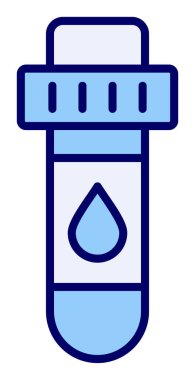 Kan Test Ağı simgesi, vektör illüstrasyonu