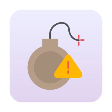 Uyarı işareti simgesinin vektör illüstrasyonu 