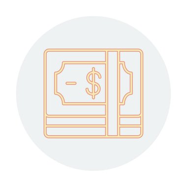 para düz simgesi, vektör illüstrasyonu