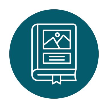 Fotoğraf Albümü vektör simgesi modern vektör illüstrasyonu