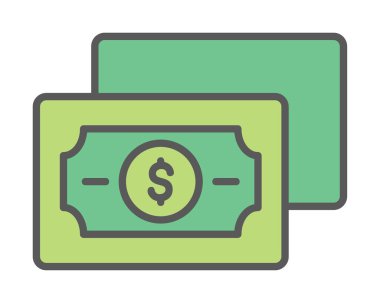 para düz simgesi, vektör illüstrasyonu