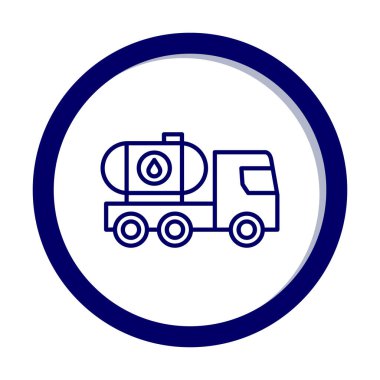 Petrol Tankı ikonu vektör çizimi