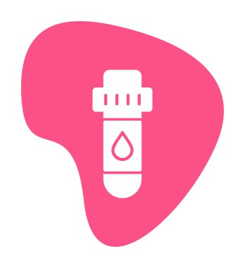 Kan Test Ağı simgesi, vektör illüstrasyonu