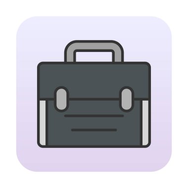 Çanta. Web simgesi basit tasarım                          