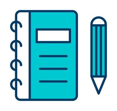 kalem simgesi vektör illüstrasyon tasarımı içeren dizüstü bilgisayar