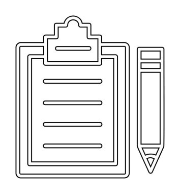 Pano simgesi, vektör illüstrasyonu basit tasarım