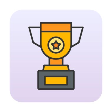 kupa simgesi, vektör çizimi