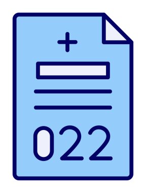 bilet simgesi, vektör illüstrasyonu basit tasarım