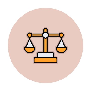 ölçekli düz simge, vektör illüstrasyonu