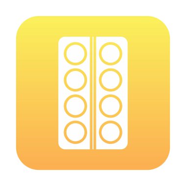 Modern İlaç simgesinin vektör illüstrasyonu                           