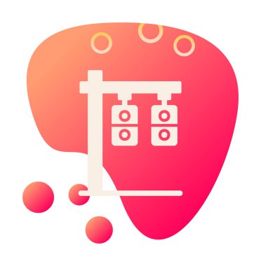 Trafik ışıkları web simgesi, vektör çizim 