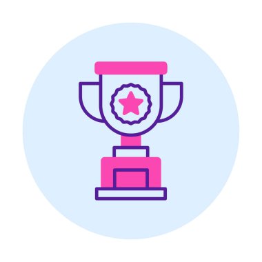 kupa simgesi, vektör çizimi