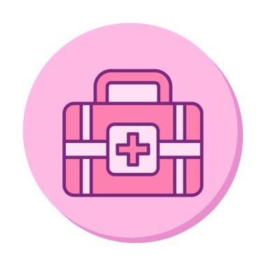 İlk yardım kiti vektör illüstrasyonu
