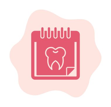 Vektör illüstrasyonundan diş atama simgesi 