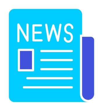 gazete simgesi vektör illüstrasyon tasarımı