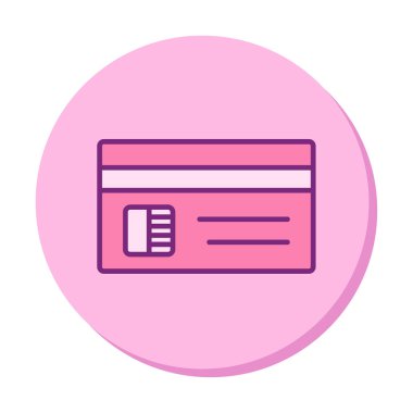  kredi düzlüğü iş simgesi vektör illüstrasyonu  