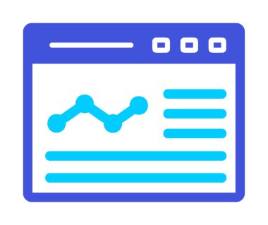 izole edilmiş grafik vektörlü iş web sitesi simgesi 