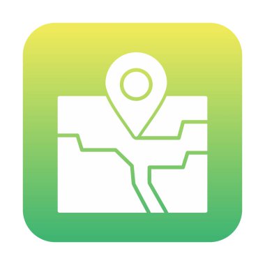 konum simgesi, vektör illüstrasyonu basit tasarım