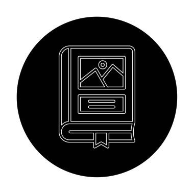 Fotoğraf Albümü vektör simgesi modern vektör illüstrasyonu