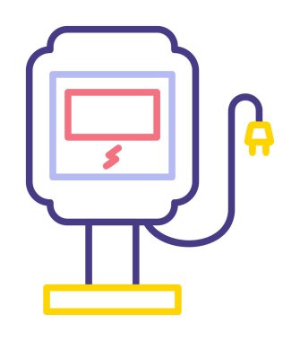 İstasyon simgesi tasarımı, vektör illüstrasyonu yükleniyor