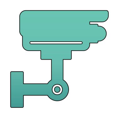 ccTV kamerasının vektör illüstrasyonu 