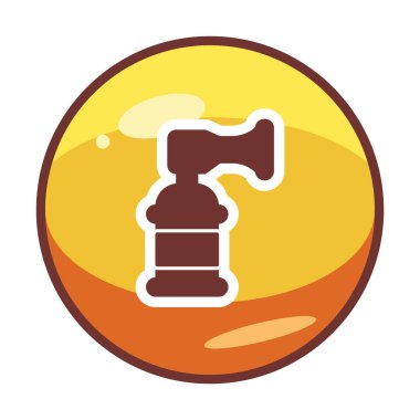 Air Horn simgesinin vektör illüstrasyonu