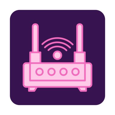  Wi-fi yönlendirici vektör illüstrasyonu