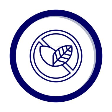 Basit Tütün Günü simgesi, vektör illüstrasyonu