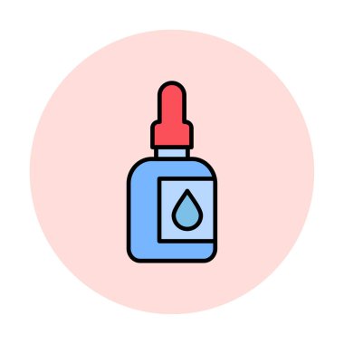 Ağız Aşısı Web simgesi, vektör illüstrasyonu