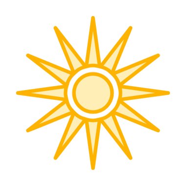 Optik radyasyon işareti vektör düz simgesi 