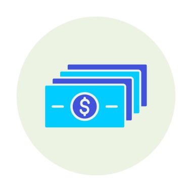 para düz simgesi, vektör illüstrasyonu