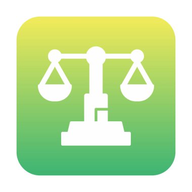  Adalet ölçeği dengesi simgesi basit vektör