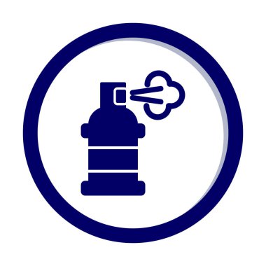 Boya spreyi simgesi, vektör illüstrasyonu 