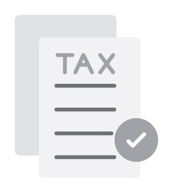 düz tasarım vektör illüstrasyon vergisi onayı