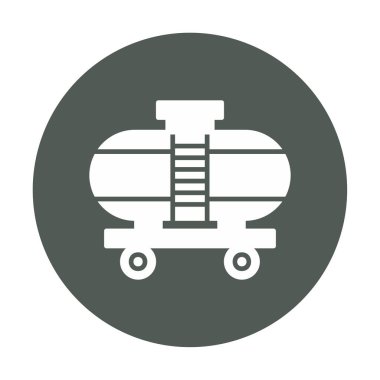 Tren, vagon nakliye ikonları. Kargo için lojistik resimler