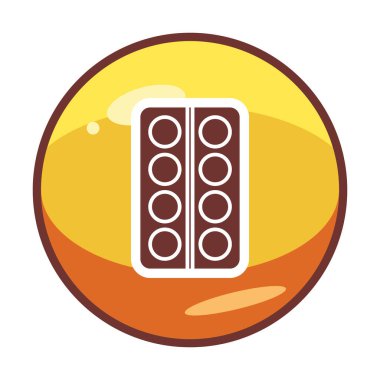 Modern İlaç simgesinin vektör illüstrasyonu                           