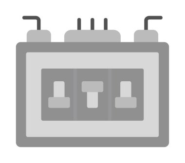 Sigorta kutusu mu? Web simgesi basit tasarım