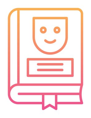 Çizgi Roman simgesi, vektör illüstrasyonu  