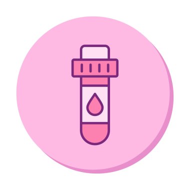 Kan Test Ağı simgesi, vektör illüstrasyonu