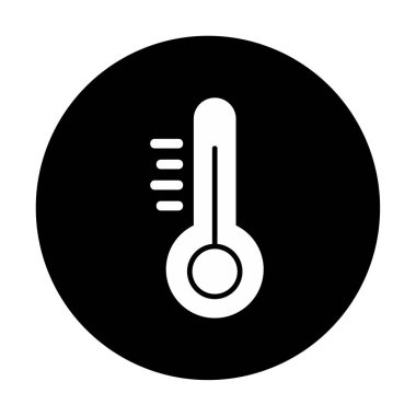 Modern termometre simgesinin vektör çizimi 