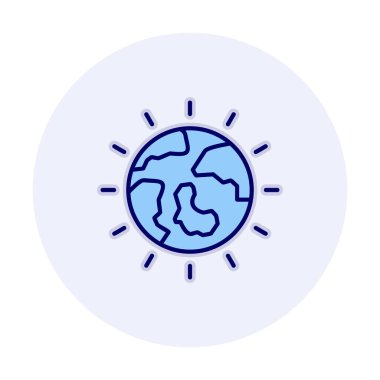 Earth Day icon vector illustration