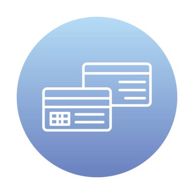  kredi düzlüğü iş simgesi vektör illüstrasyonu  