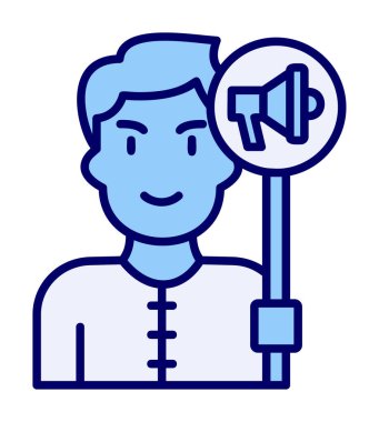 Propaganda konsepti vektör illüstrasyonu