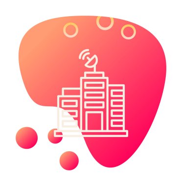 Basit Ağ Oluşturma simgesi, vektör çizimi