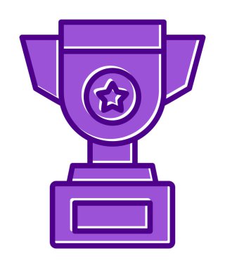 kupa simgesi, vektör çizimi