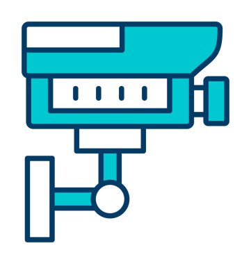 ccTV kamerasının vektör illüstrasyonu 